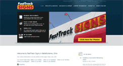 Desktop Screenshot of fasttracksigns.net